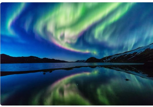 Northern Aurora Lights In The South