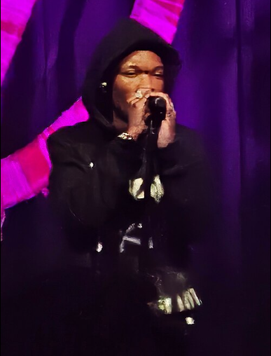 Burke performing at the Fonda Theatre in 2024