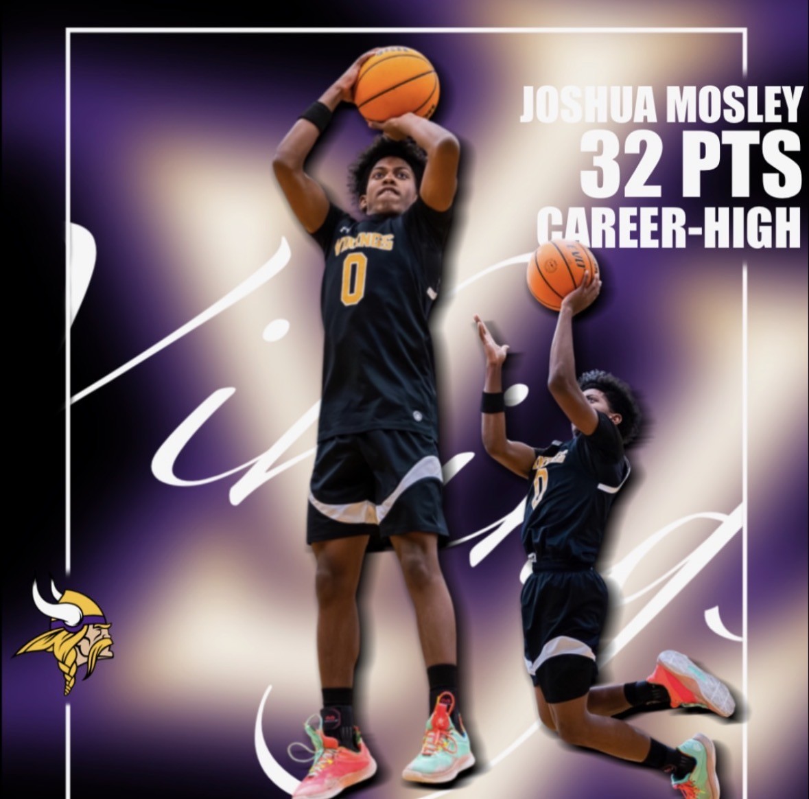 Sophomore Joshua Mosley explodes for 32 points