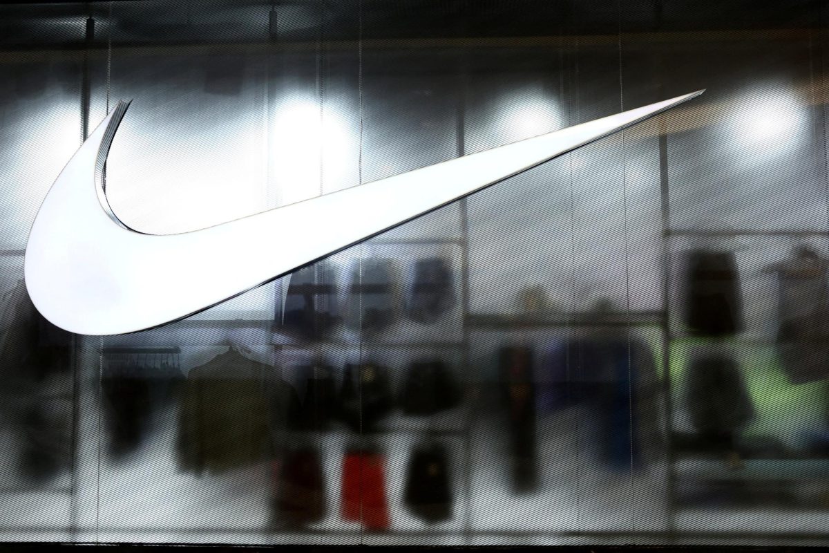 Pieces of clothes are displayed inside the Nike store, during Christmas season at the RIOSUL Shopping Center in Rio de Janeiro, Brazil December 23, 2025. REUTERS/Pilar Olivares